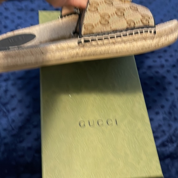 GG MATELASSÉ CANVAS ESPADRILLE SANDAL - Picture 9 of 10